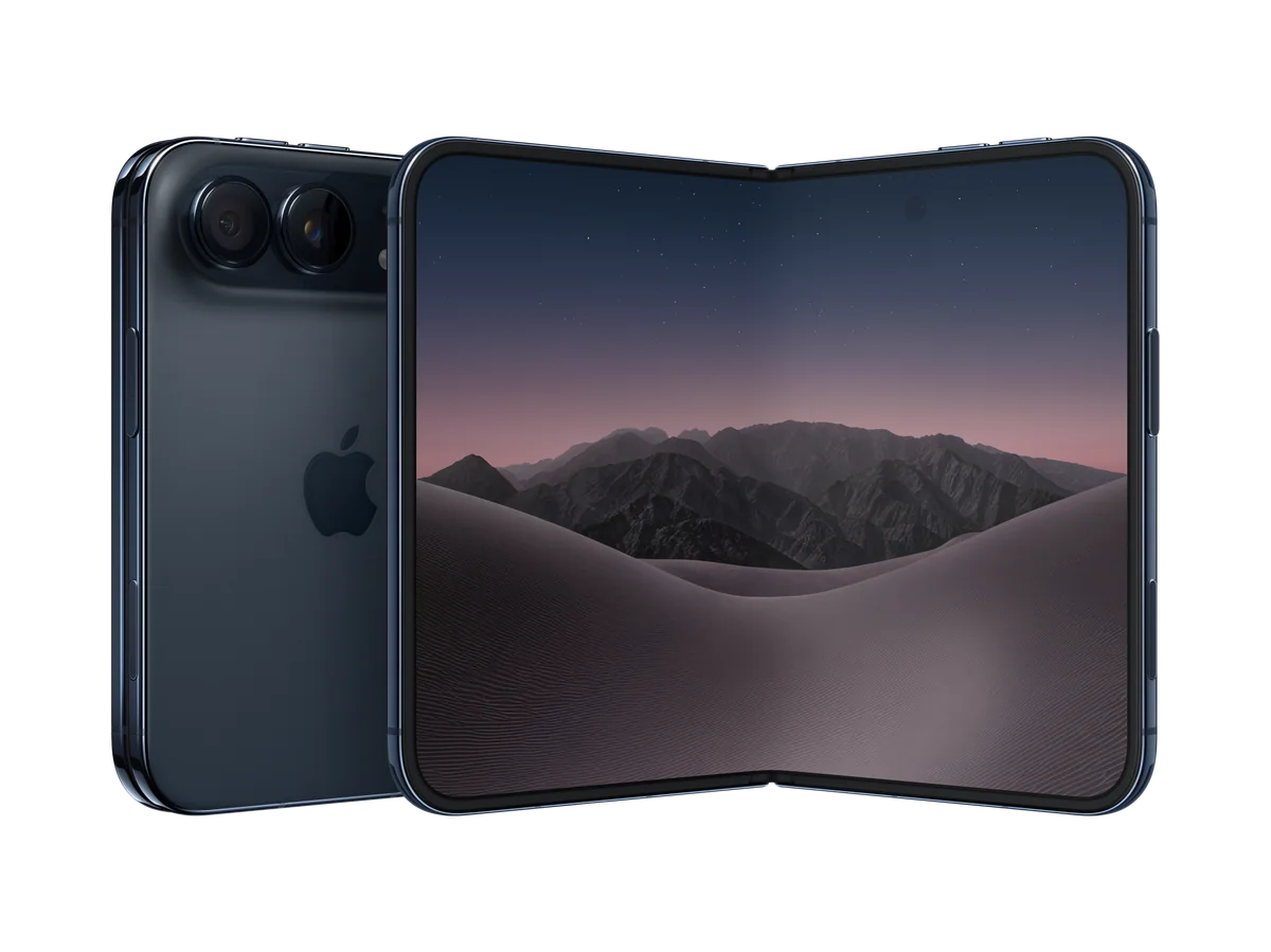 iPhone Duo in Night Sky, back and front views (transparent background)