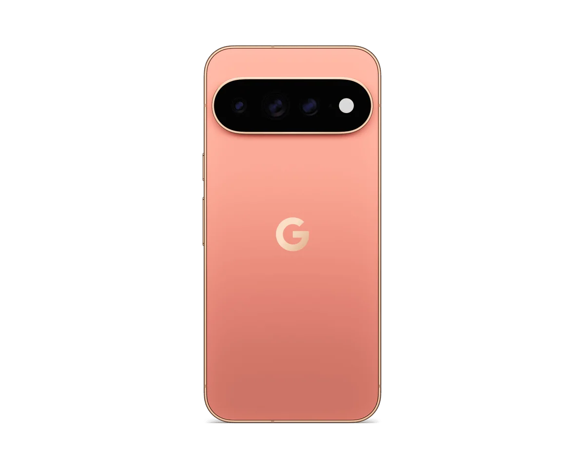 Back of Pixel 11 Pro XL in Canyon (transparent PNG)