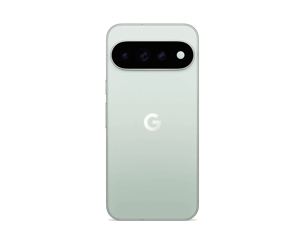 Back of Pixel 11 Pro XL in Fog (transparent PNG)