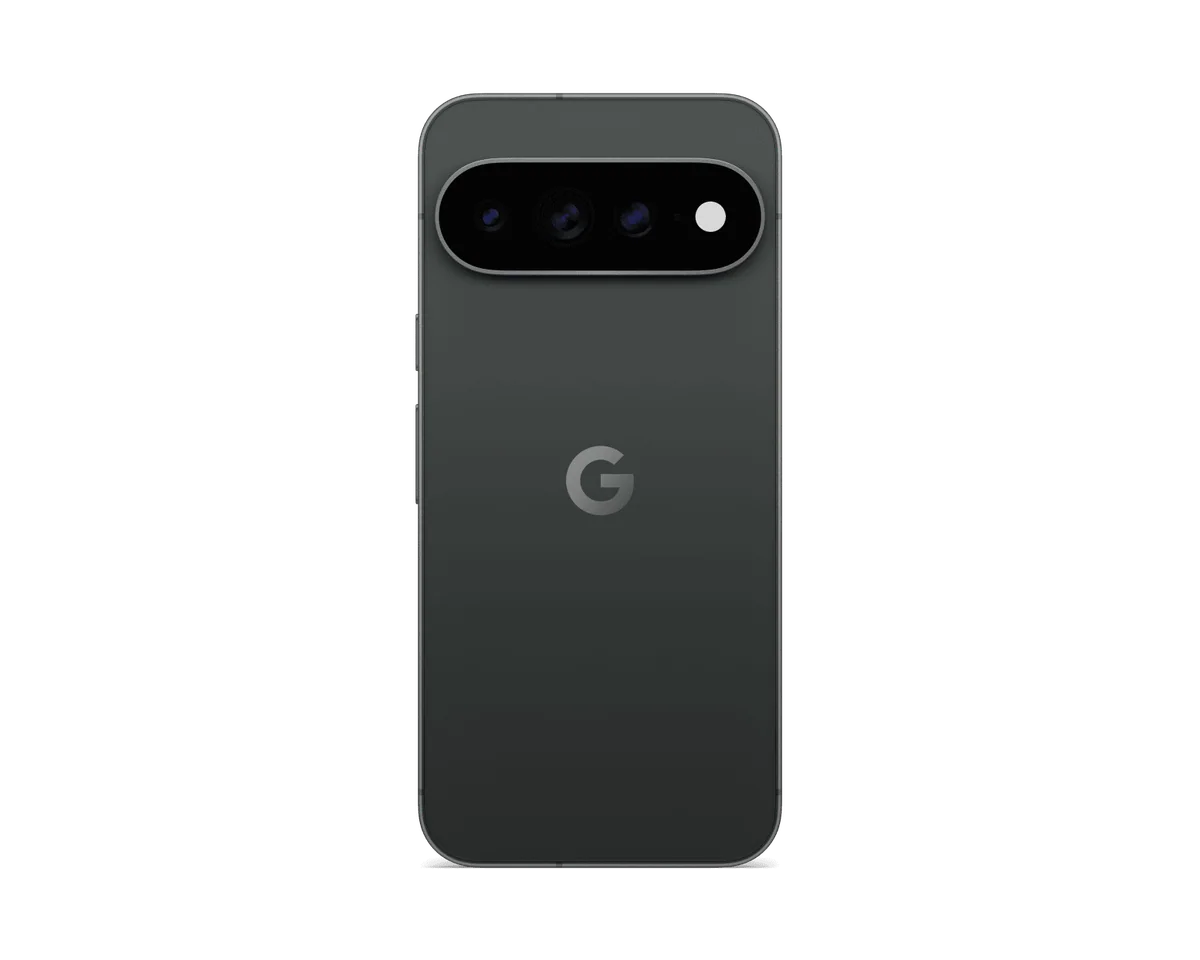 Back of Pixel 11 Pro XL in Obsidian (matte) (transparent PNG)
