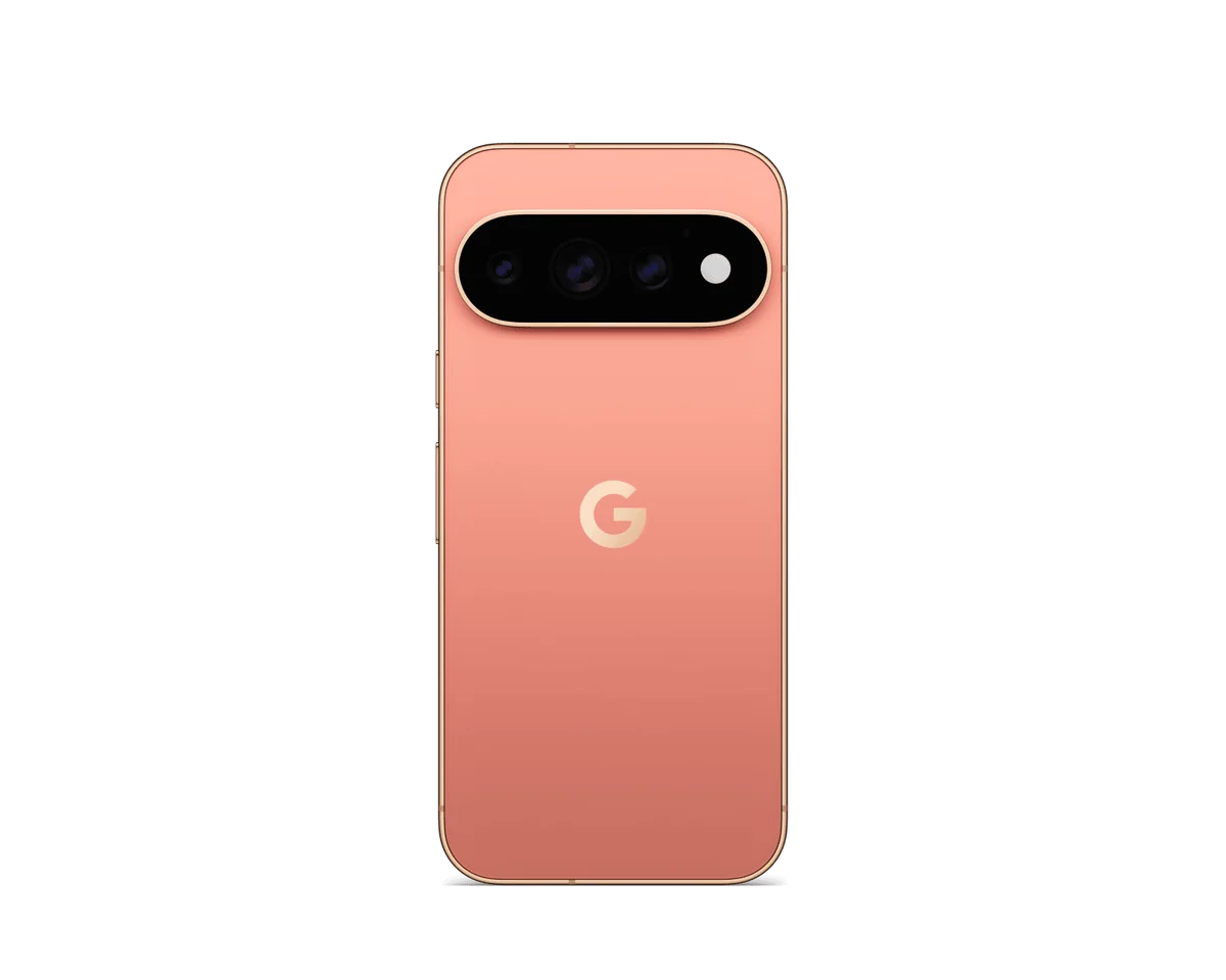 Back of Pixel 11 Pro in Canyon (transparent PNG)
