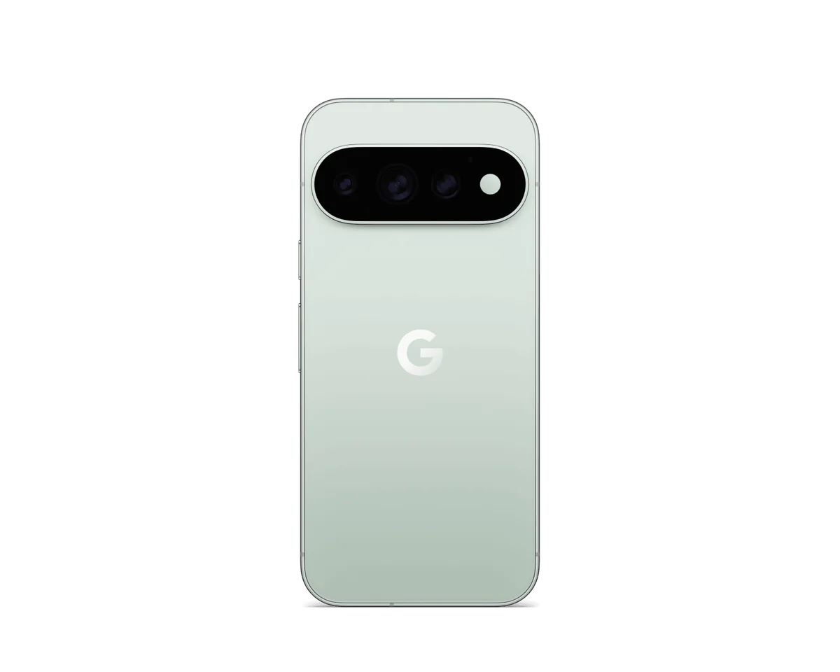 Back of Pixel 11 Pro in Fog (transparent PNG)