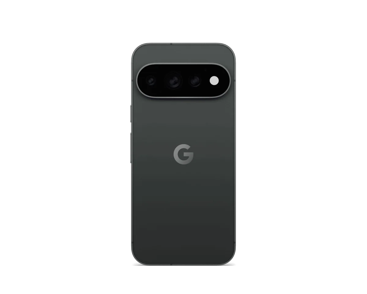 Back of Pixel 11 Pro in Obsidian (matte) (transparent PNG)
